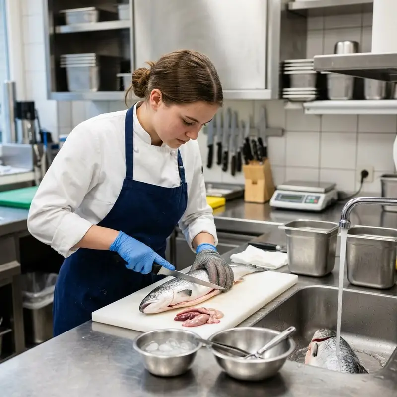Koch/Köchin EFZ Fisch ausnehmen
