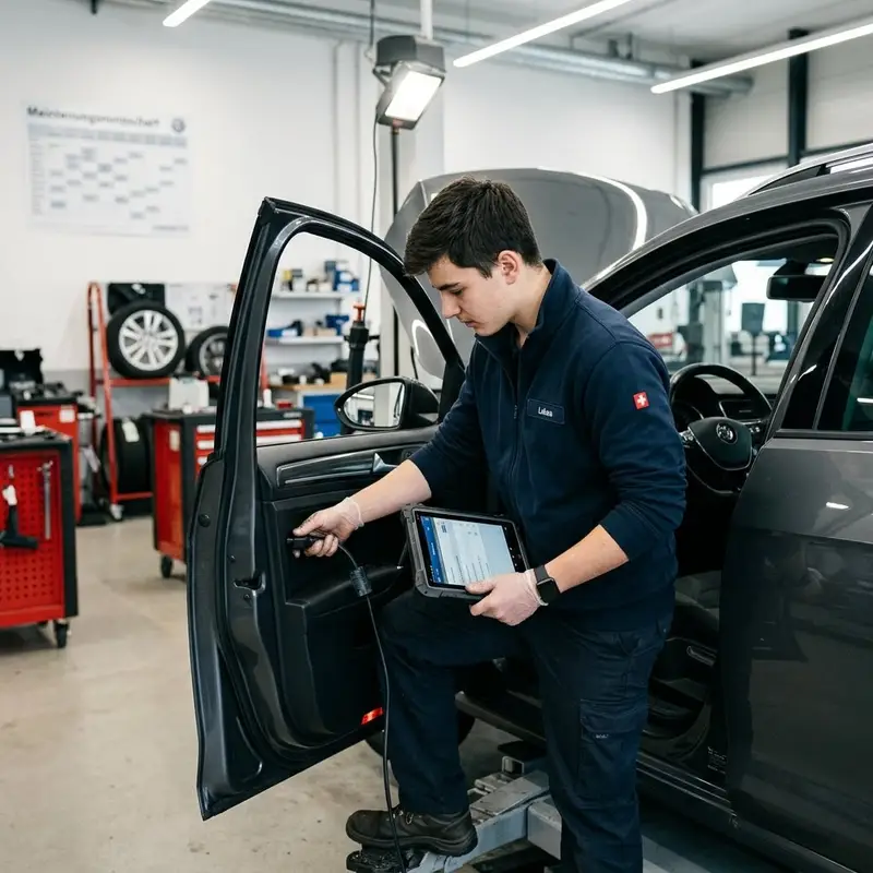 Mécanicien/ne en maintenance d'automobiles CFC Contrôler le véhicule